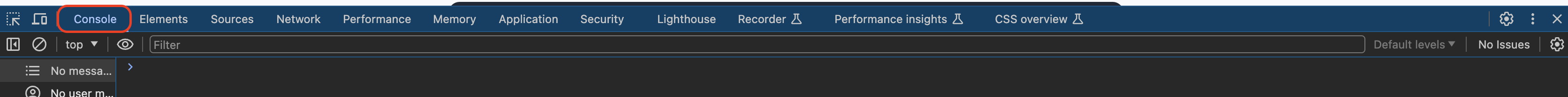 console select